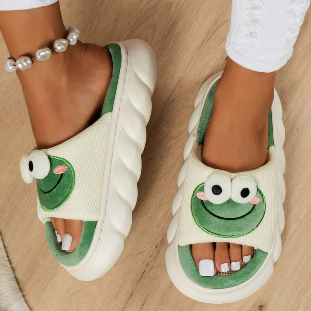 Süße Frosch-Pantoffeln