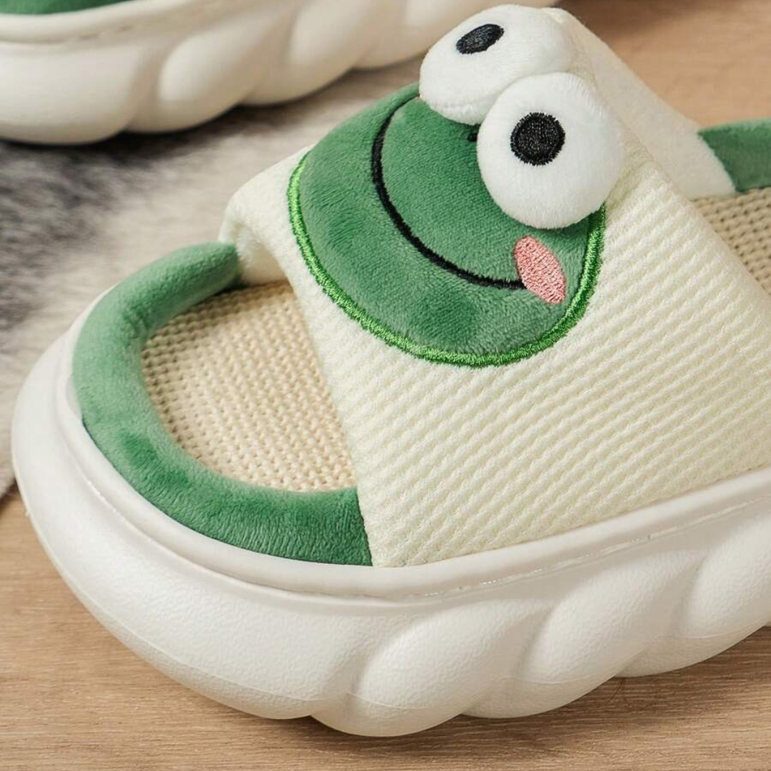 Süße Frosch-Pantoffeln