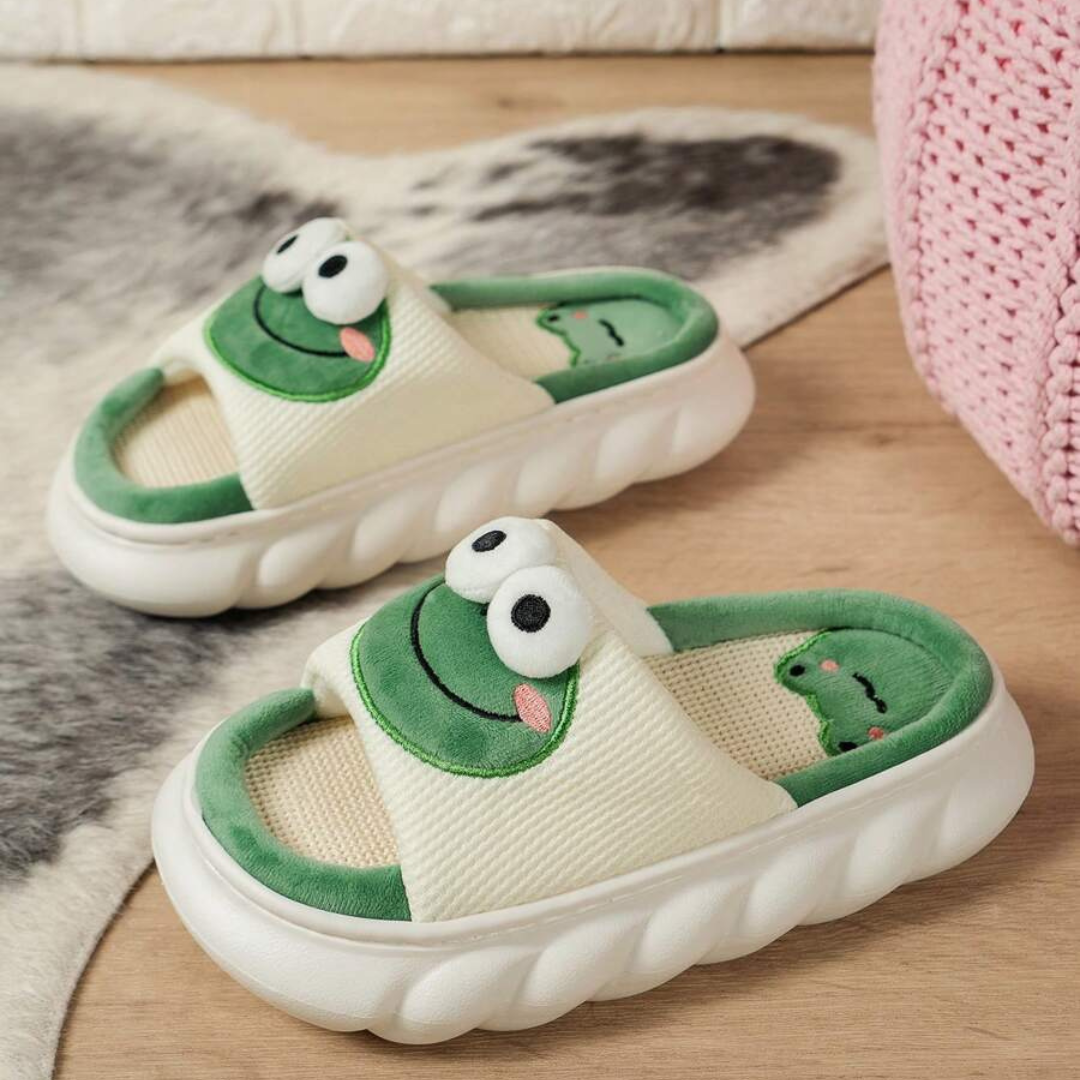 Süße Frosch-Pantoffeln