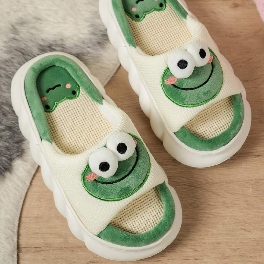 Süße Frosch-Pantoffeln