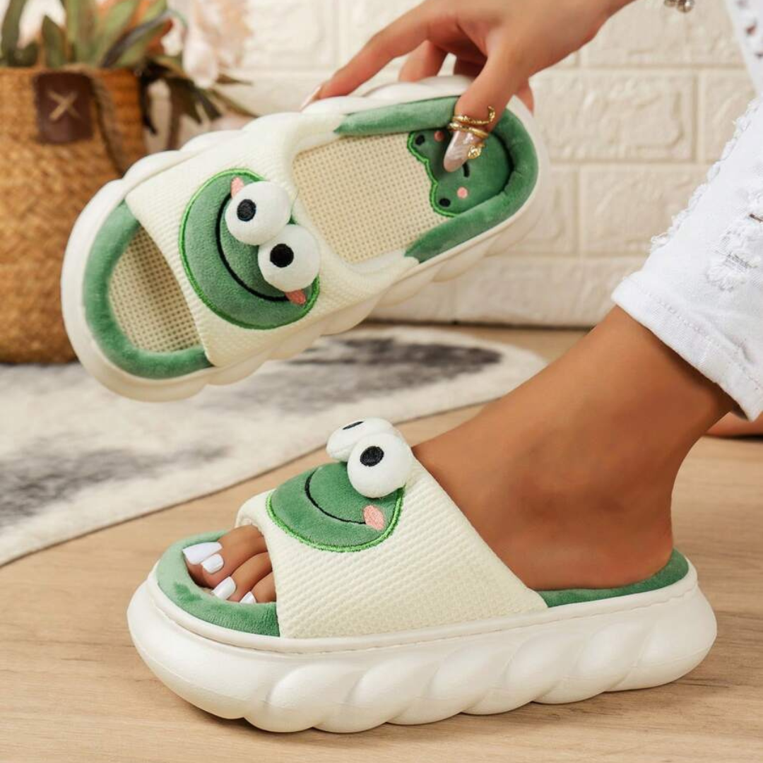 Süße Frosch-Pantoffeln