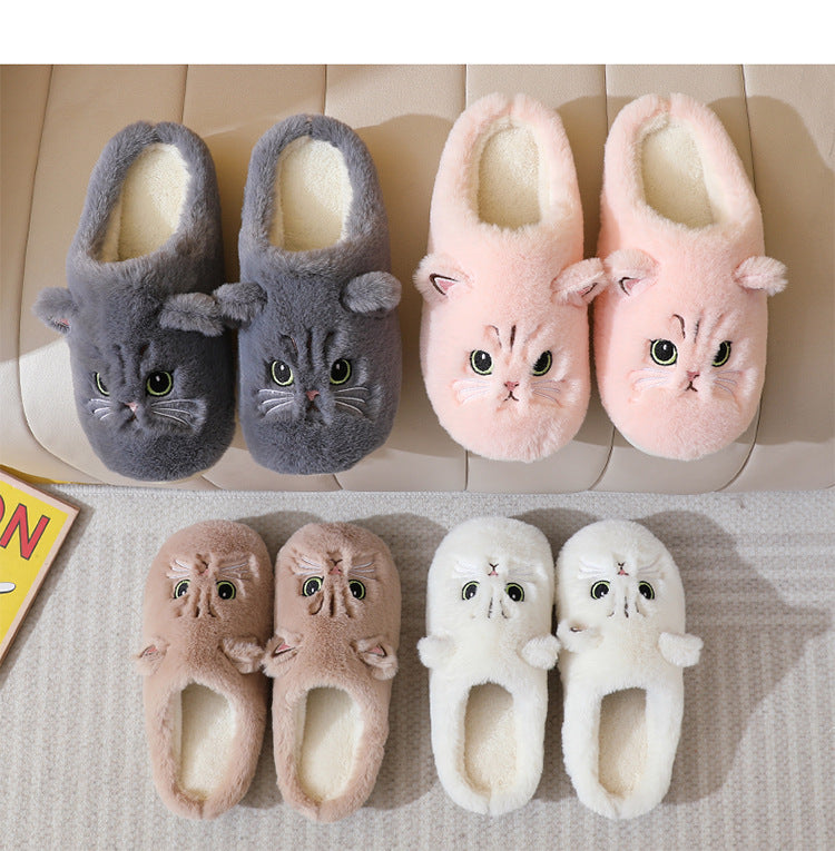 Flauschi Kitty Pantoffeln